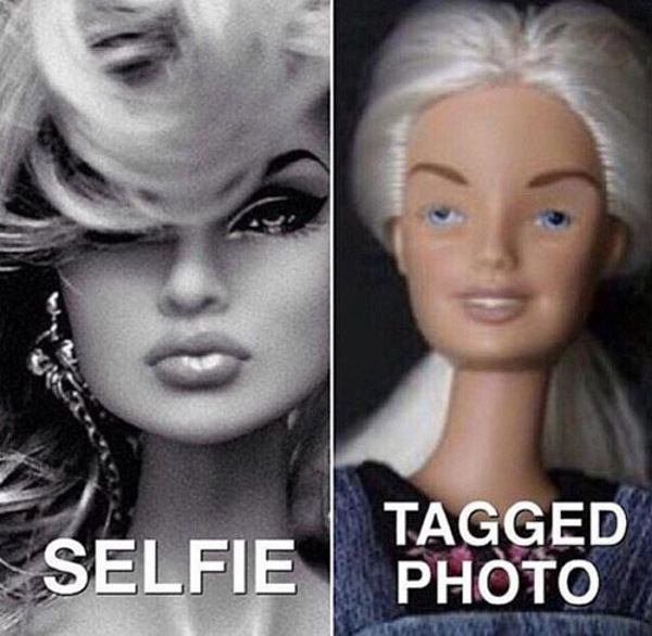 Profile Vs Tagged Pics Barbie