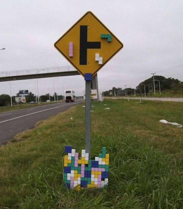 Tetris Sign