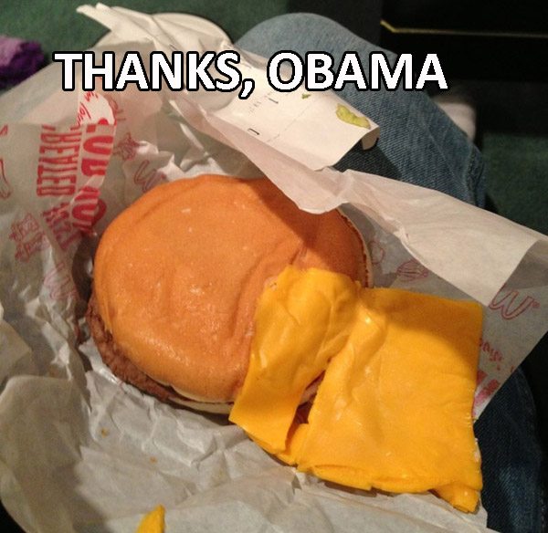 Thanks Obama Cheeseburger