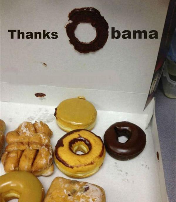 Thanks Obama Donut
