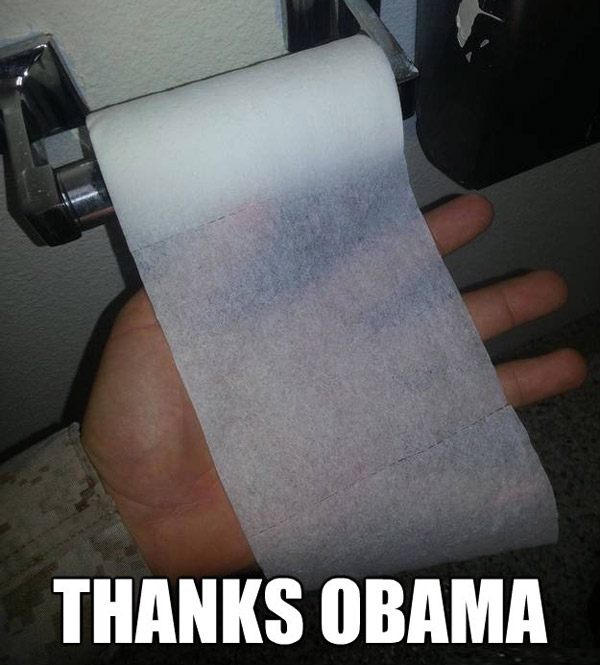 Thanks Obama Toilet Paper