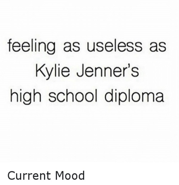 Kylie Jenner's Diploma