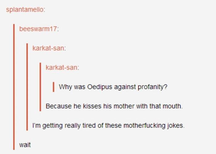 Oedipus Profanity