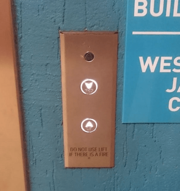 Buttons In Lift