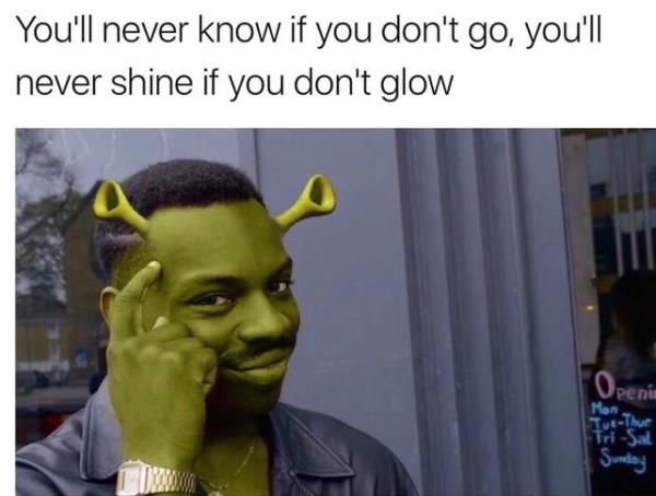 Shrek Roll Safe Memes