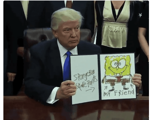 Donald Trump Executive Order Memes Spongebob