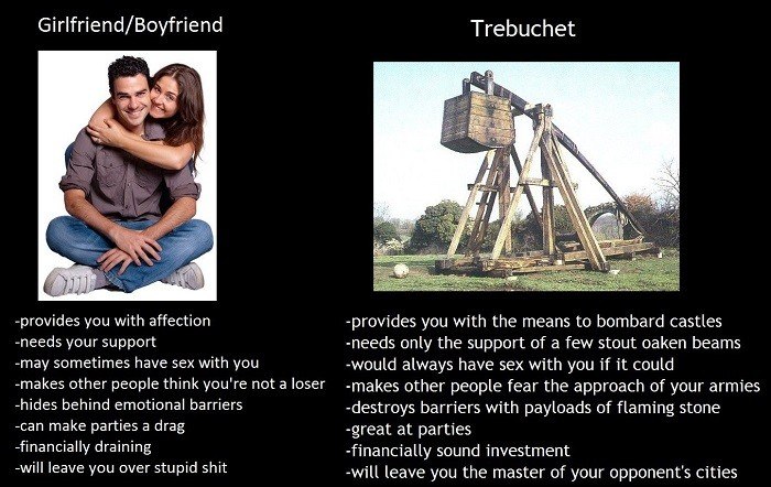Trebuchet Vs Relationships