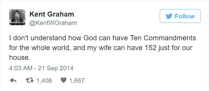 Wife Is Greater Than God