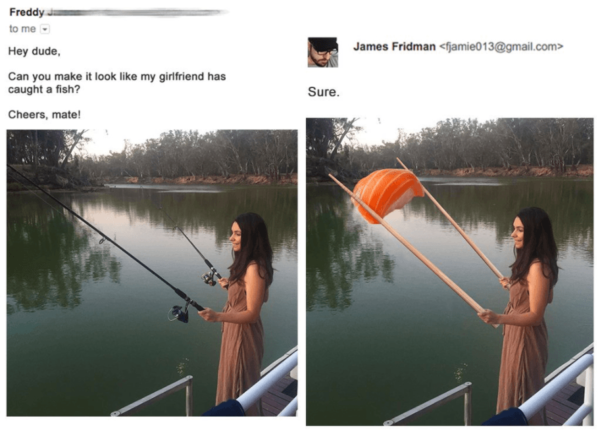 Funny Photoshop Trolls Fishing