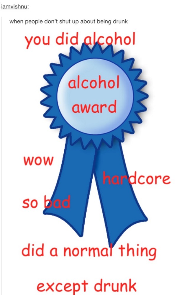 Alcohol Award