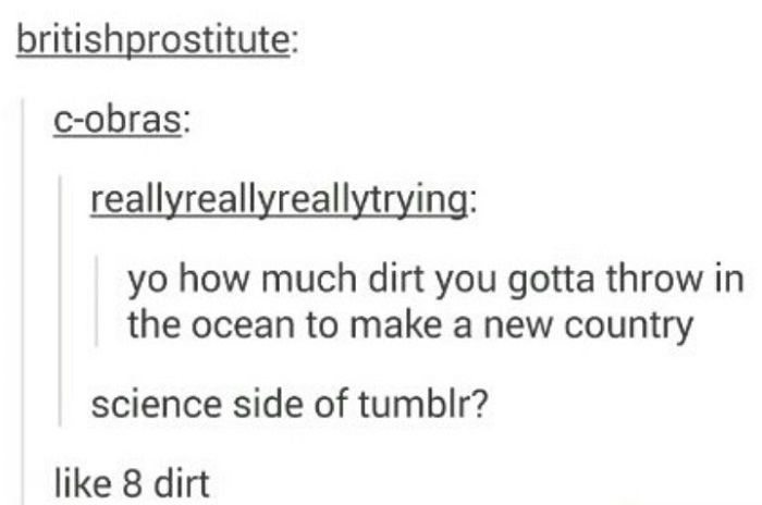 Dirt To Make New Country