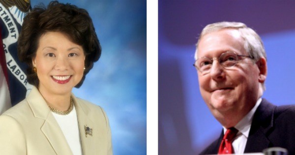 Elaine Chao Mitch Mcconnell