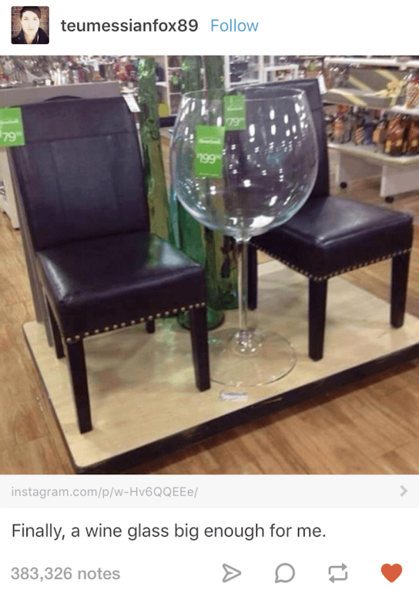Huge Wine Glass
