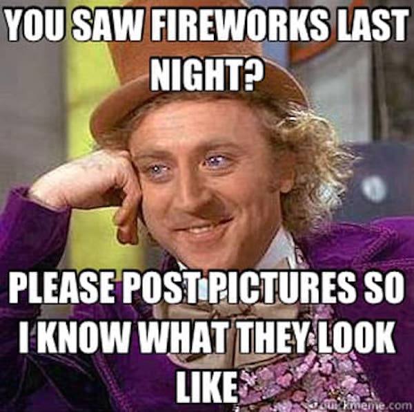 Saw The Fireworks