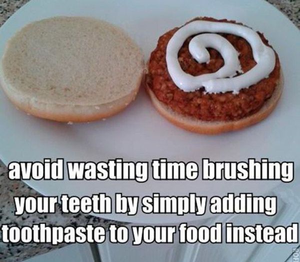 Toothpaste Food