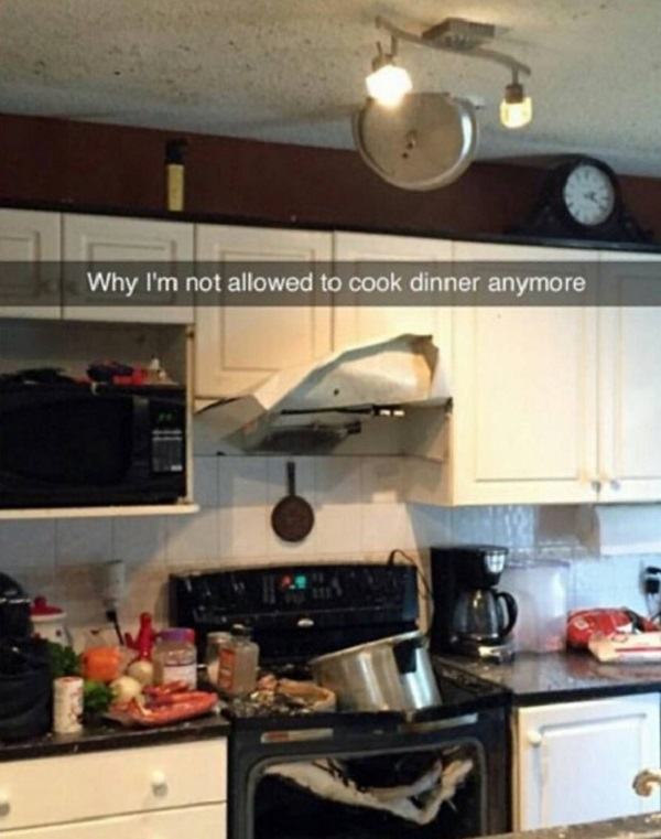 Why I'm Not Allowed To Cook