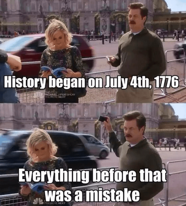 Ron Swanson On July 4th