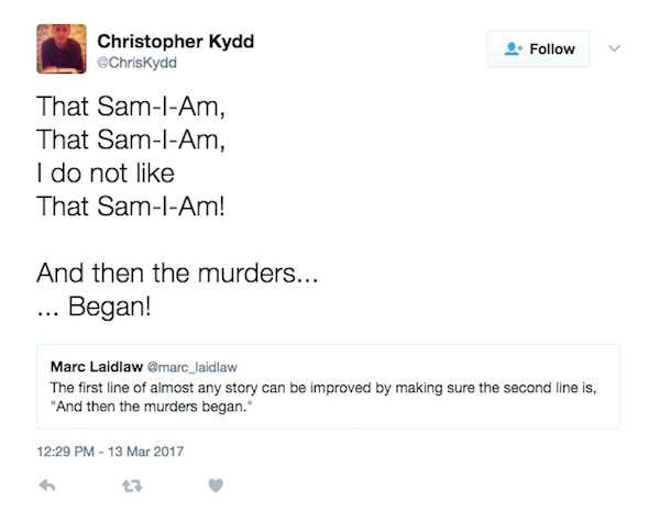 Sam I Am Murders Began
