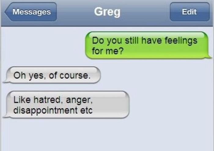 Funny Ex Boyfriend Text