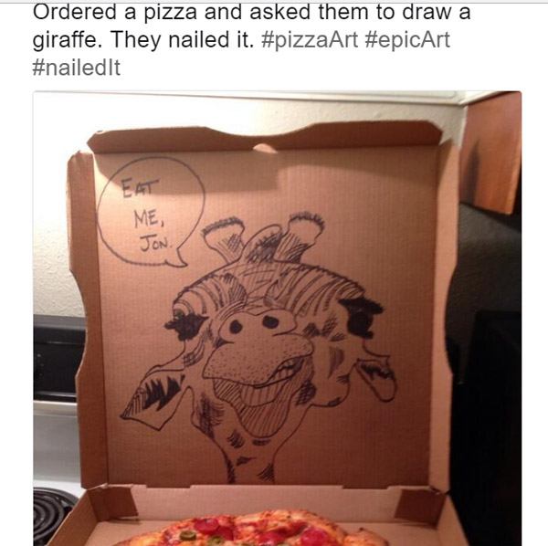 Epic Pizza Box Drawings