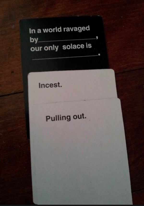 Funny Cards Against Humanity Card Combinations