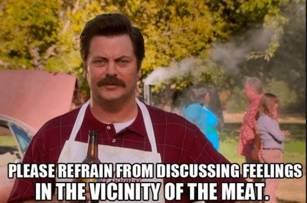 Meat Feelings Funny Ron Swanson Quotes