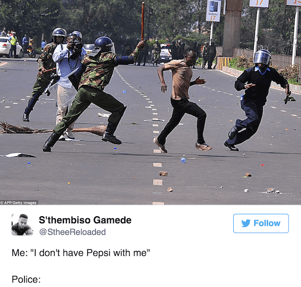 Pepsi Commercial Memes Running From The Police