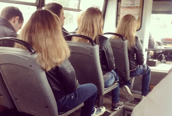Blonde Bus Girls