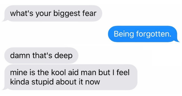 Funny Texts Biggest Fear