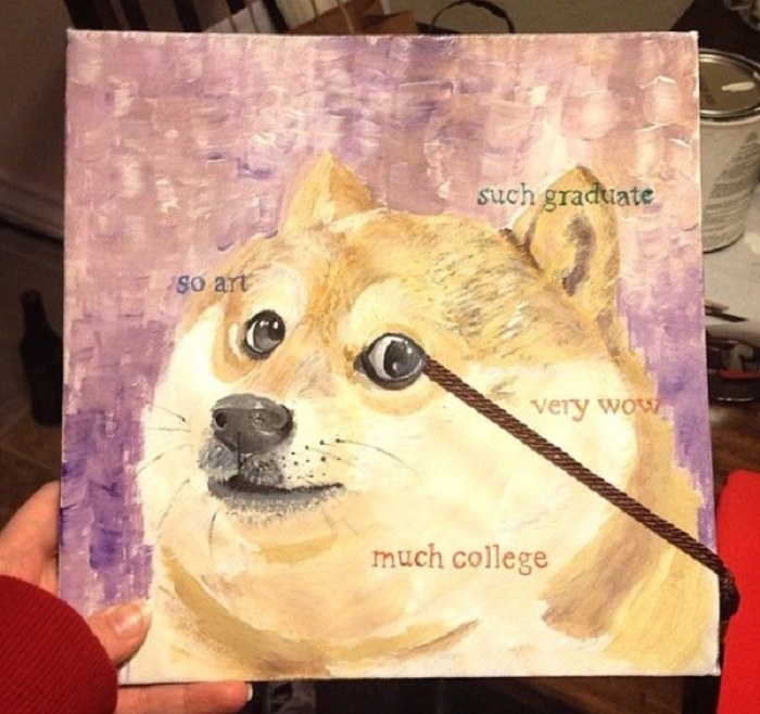 Funny Graduation Caps Doge