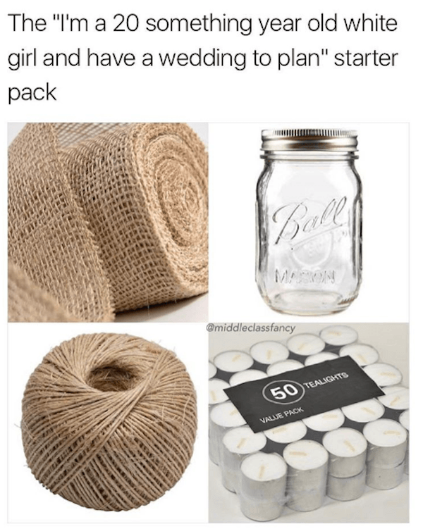 White Girl Wedding