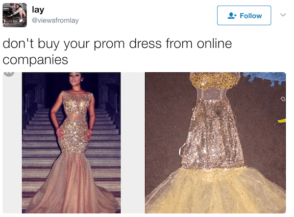Prom Dress Fails Gold