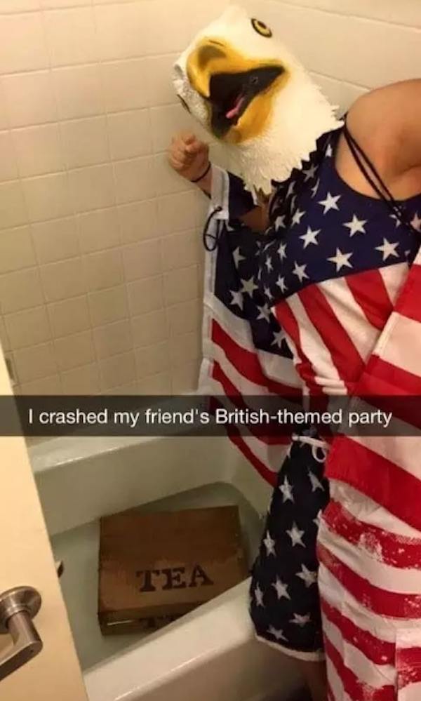America Is Great British Party