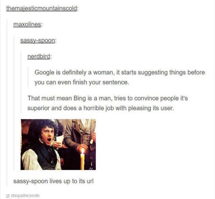Bing Is A Man