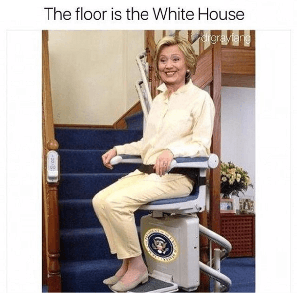 Hillary Clinton Floor Is Lava