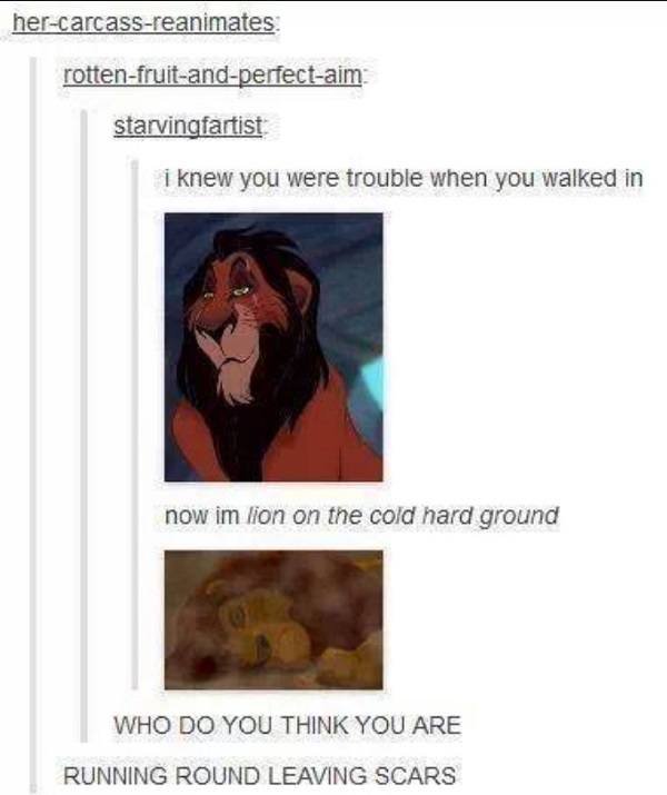 Lion On The Cold Hard Ground