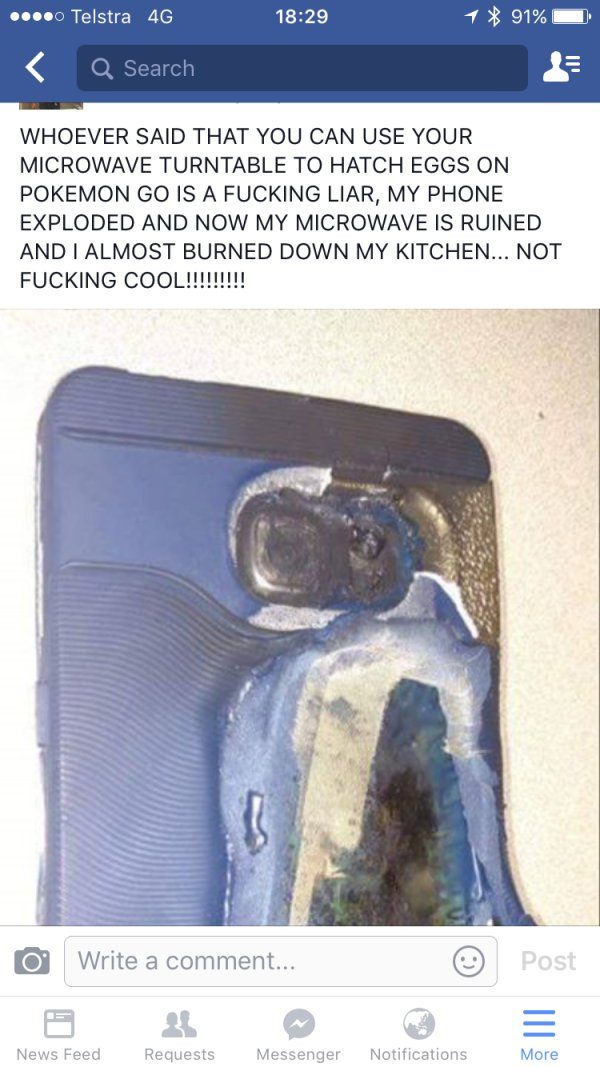 Microwave Your Phone For Pokemon