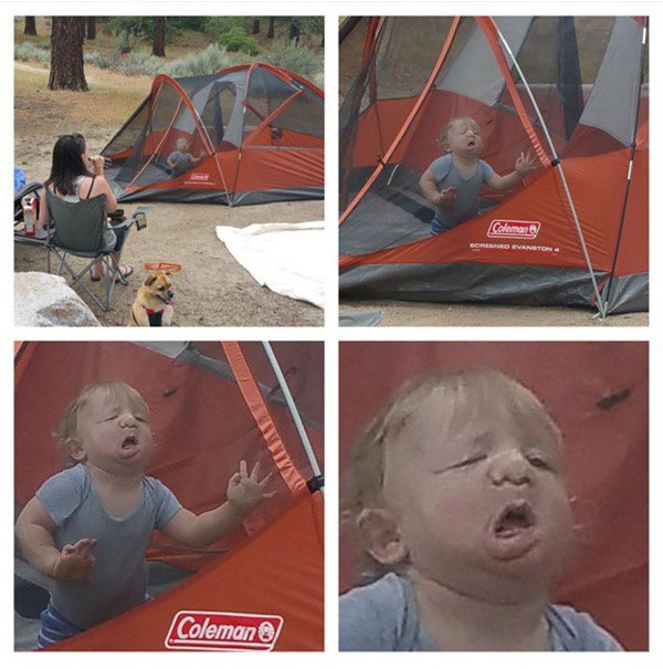 Camping Toddler