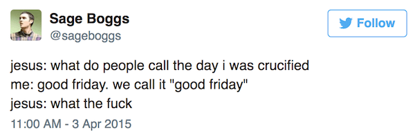 Funny Tweet About Good Friday