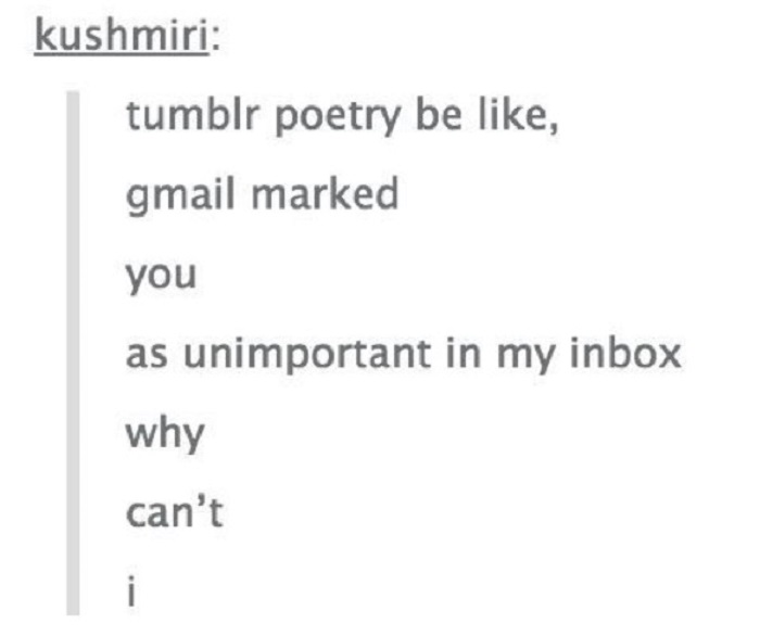Tumblr Poetry