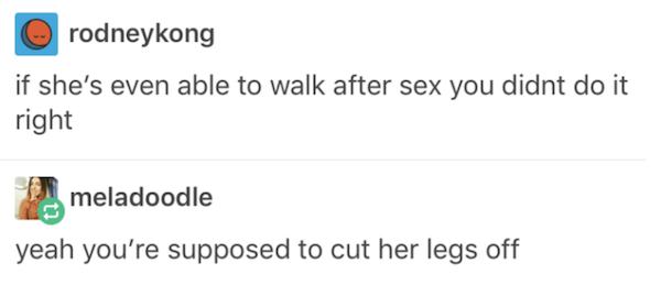 Cut Off Legs