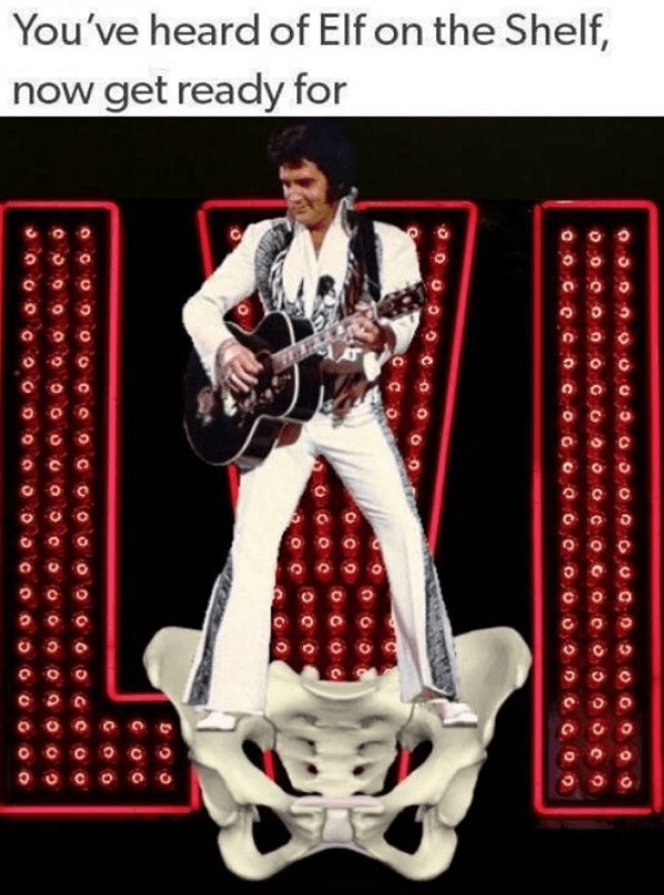 Elvis On A Pelvis