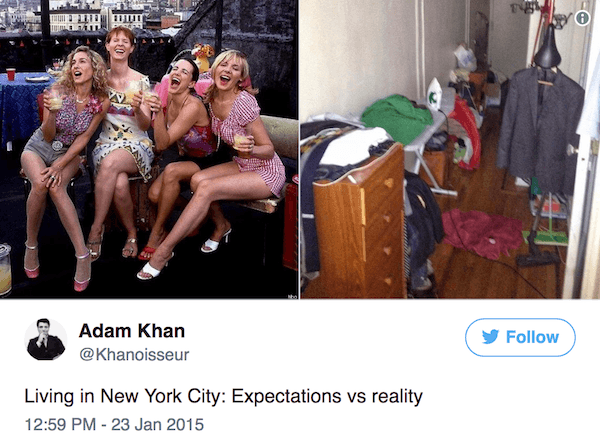 Real New York Tweets Expectations