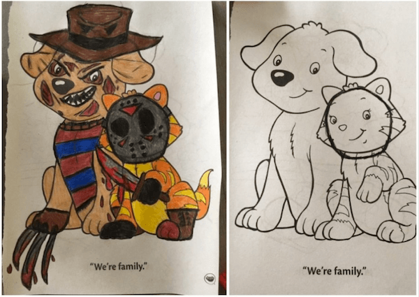 Depraved Dirty Coloring Book Pictures Family
