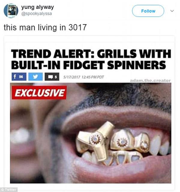 Fidget Spinner Grill
