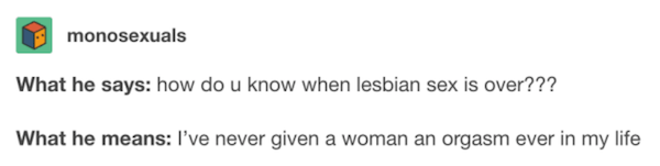 Tumblr On Being A Lesbian