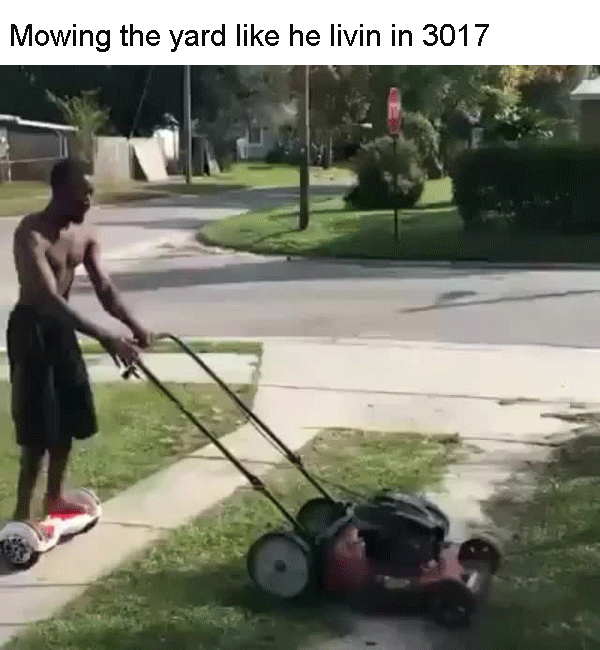 Mowing in 3017