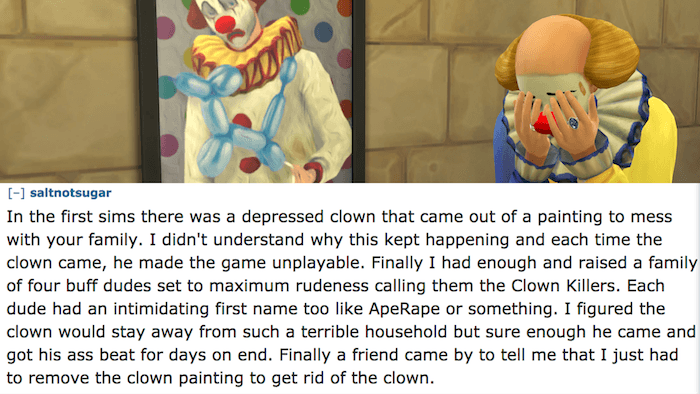 Evil Clowns Sims