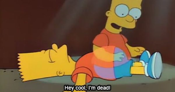 Bart Simpson Quotes Hey Cool Dead