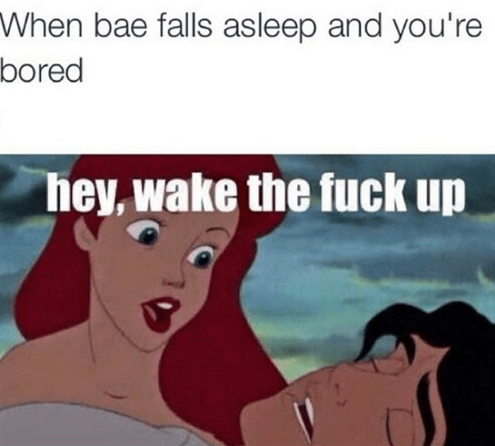 When Bae Falls Asleep